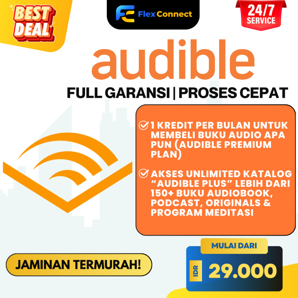 AUDIBLE PREMIUM PLUS PRIVATE | PROSES CEPAT | FULL GARANSI