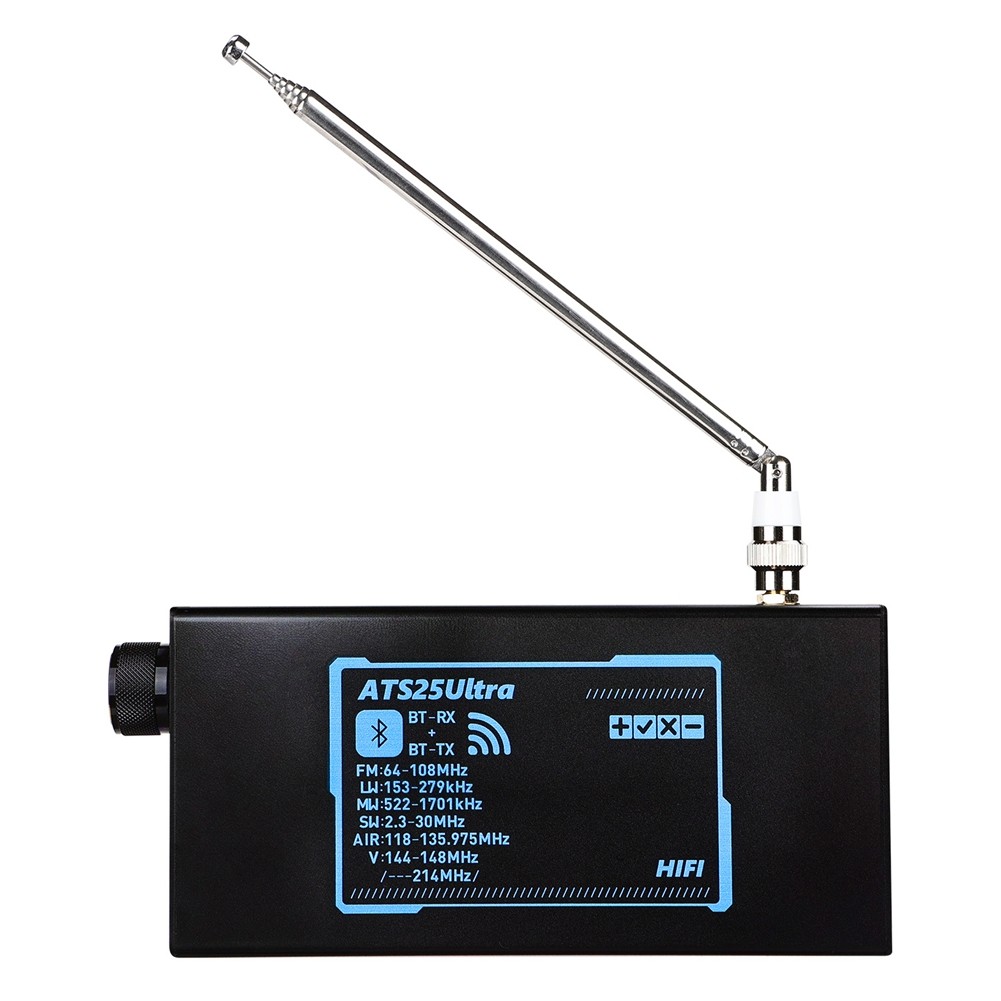 Premium-ATS25 Ultra Bluetooth Reception Receiver Wifi AIR Band FM SW SSB MW LW AIR SDR Receiver Avia