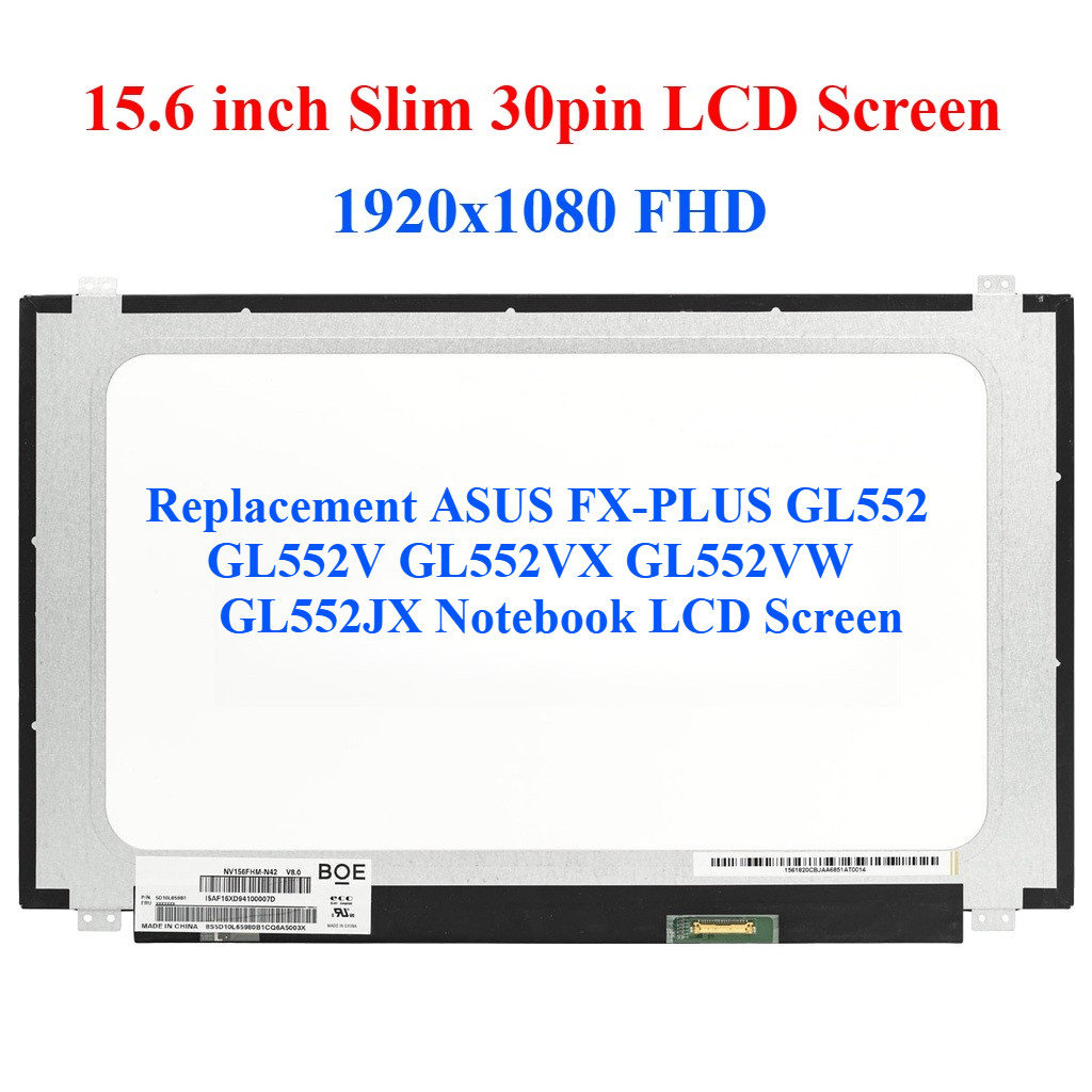 For ASUS FX-PLUS GL552 GL552V GL552VX GL552VW GL552JX Notebook LCD Screen