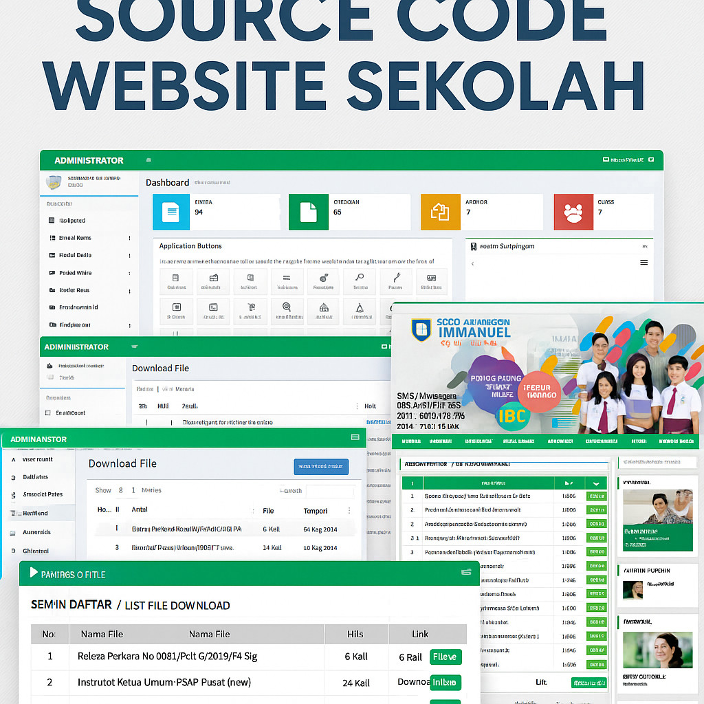 Source Code Website Sekolah Siap Pasang Xampp 7.4