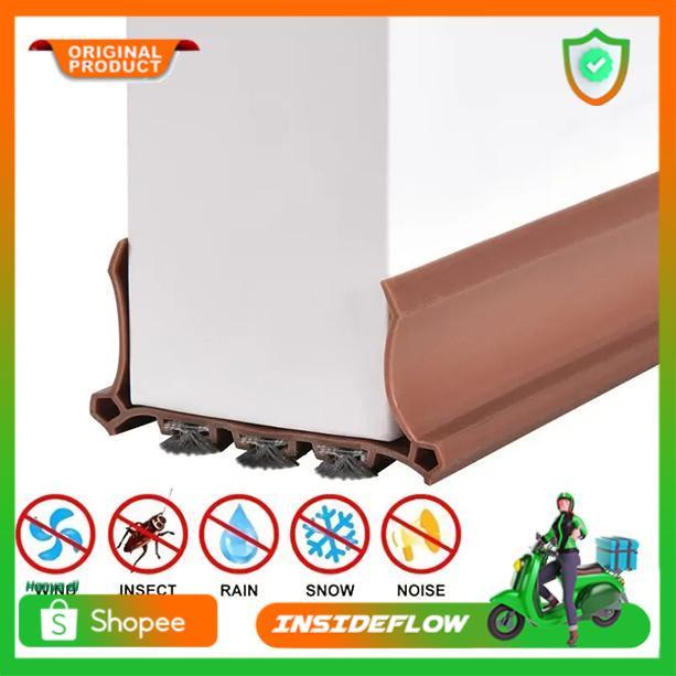 Penutup Celah Bawah Pintu Rumah Lis List Karet Tutup Lubang Penghalang Debu Serangga Kecoa
