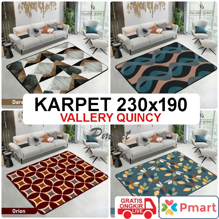 KARPET VALLERY 230x190 / KARPET MALAYSIA / KARPET VALLERY QUINCY 230x190 / KARPET MINIMALIS
