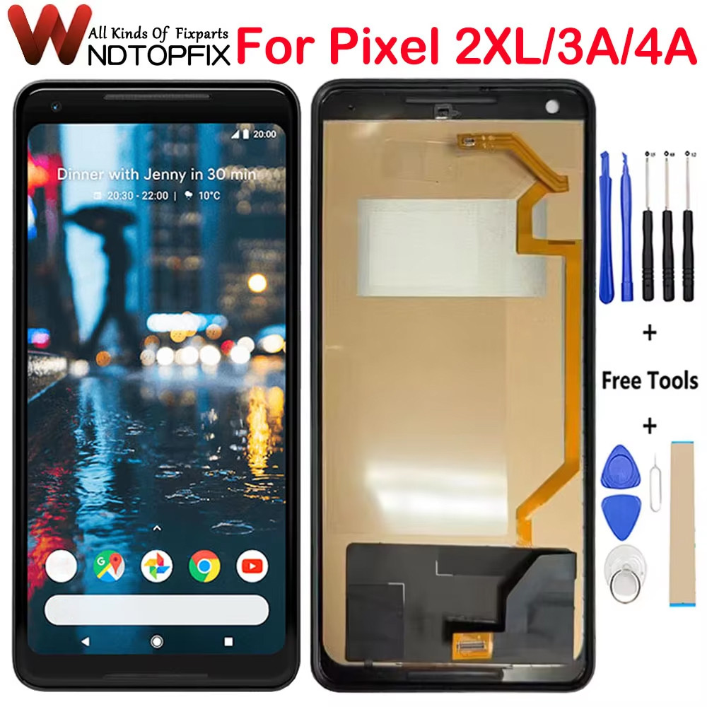 TFT For Google Pixel 2XL LCD 3A splay Tou Screen gitizer Assembly Department Parts For Google Pixel 