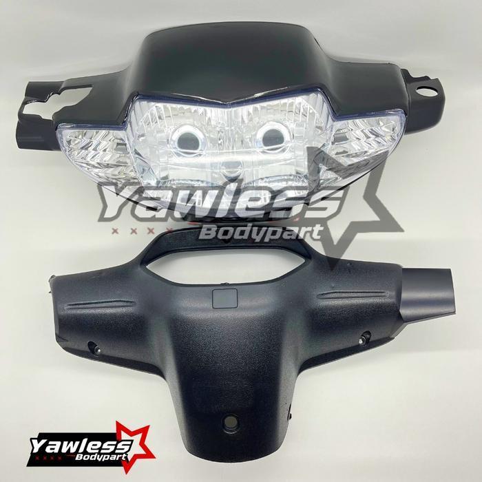 Batok Supra Fit Lama Tahun 2003 - 2005 Hitam / Lampu depan Supra fit lama