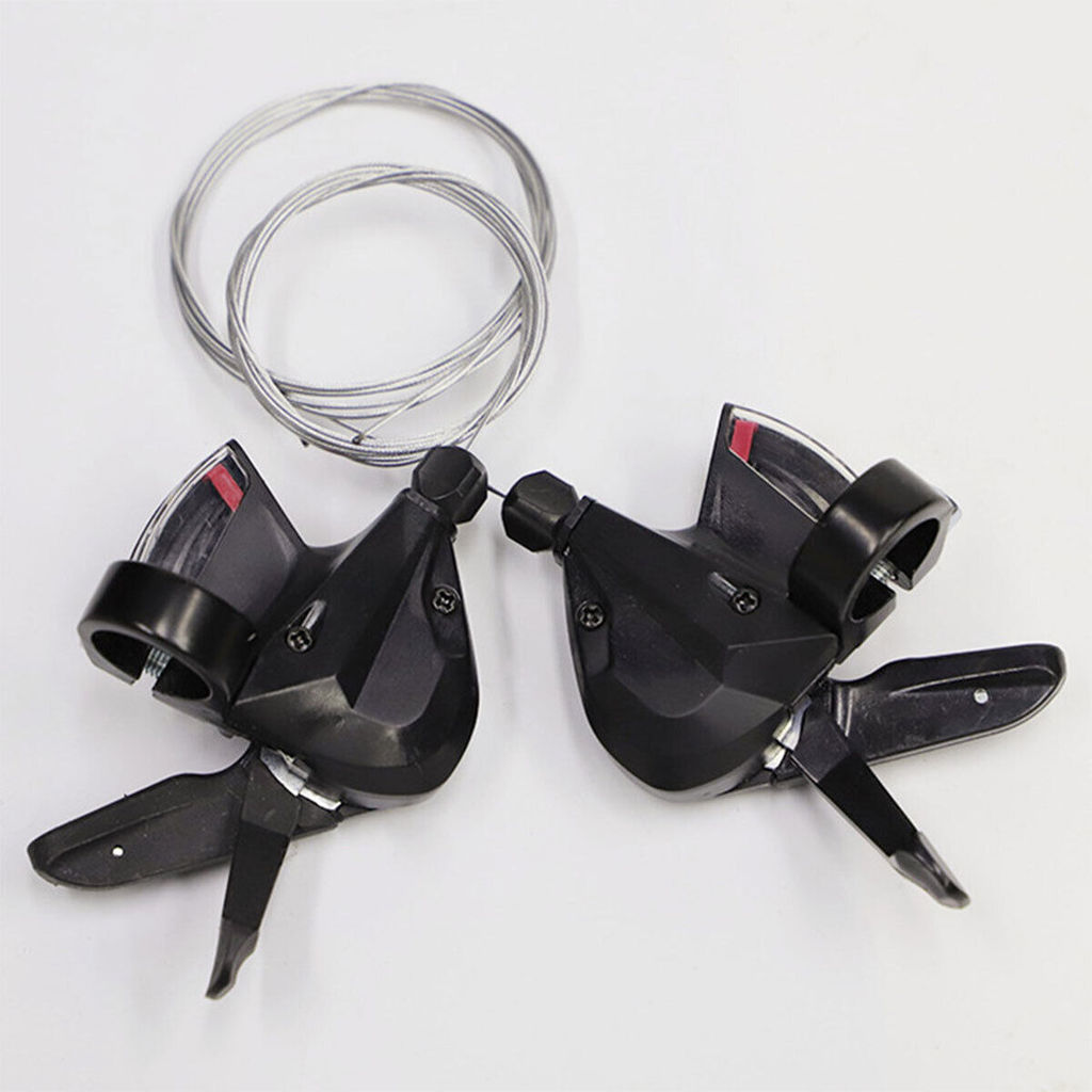Set Tuas Rem dan Pemindah Gigi Sepeda MTB, Kabel 3/8 Kecepatan untuk Derailleur Shimano