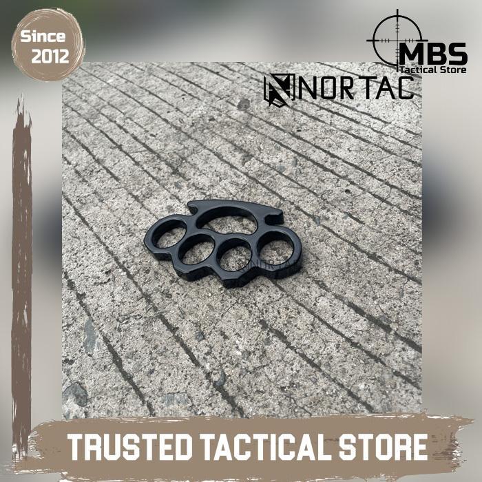 (ProAthlete Store) Premium Knuckle NORTAC Original Tinju Besi Krakling Metal Self Defense Alat Perta