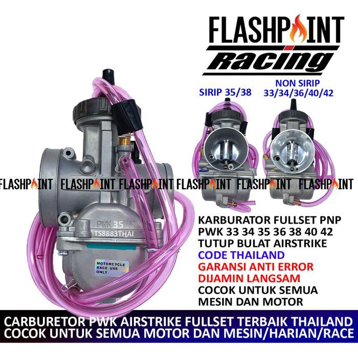 (COD) KARBURATOR KEIHIN AIRSTRIKE PWK 33 34 35 36 38 40 42 SIRIP SPIN KARBU CPO AIR STRIKE BEAT ORIG