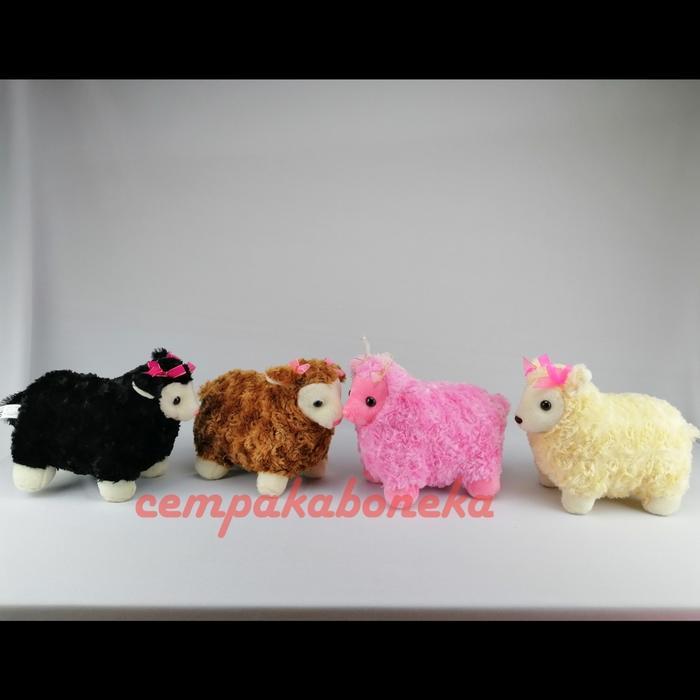 Boneka domba kecil - cream peach