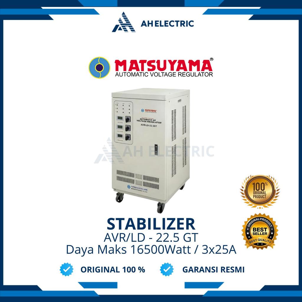 MATSUYAMA Stabilizer Listrik 22500 Watt  22.5 KVA 140-240V 3 Phase | Stavolt Voltage Regulator | AVR