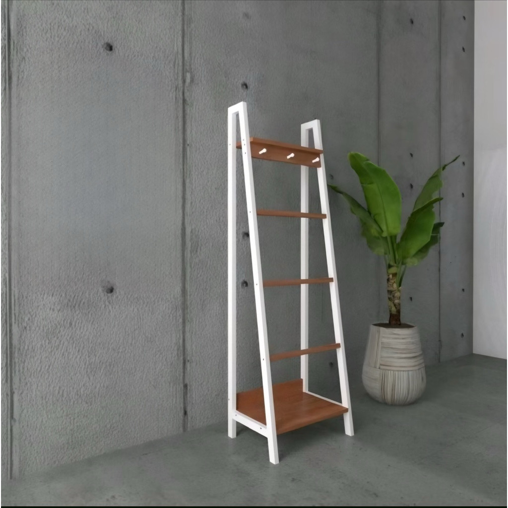 rak mukena /rak handuk/gantungan sarung sajadah /tangga serbaguna Kayu Rak sajadah bahan kayu