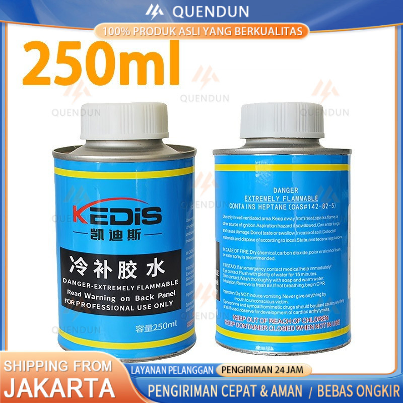250 ML Lem Tambal Ban Lem perbaikan ban Lem Ban Hitam Roda Kendaraan