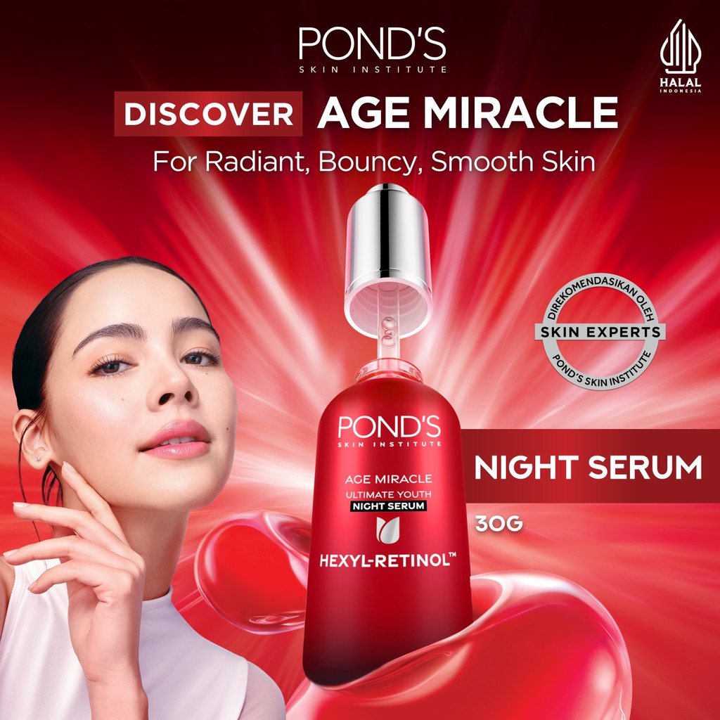 Jakarta Fashion Week 2025 - PONDS AGE MIRACLE ULTIMATE NIGHT SERUM HEXYL RETINOL 30gr