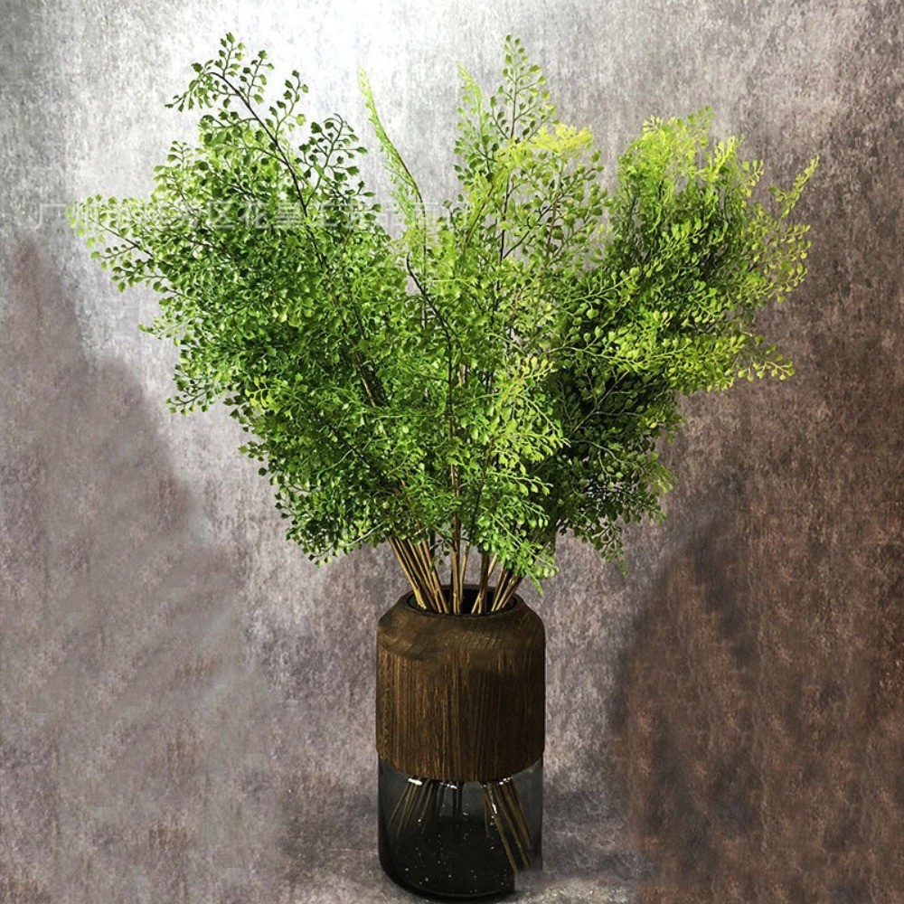 Realistic Artificial Fern Plant Branes Handmade Elegant Artificial Greenery Fern Grass Real Tou Fake
