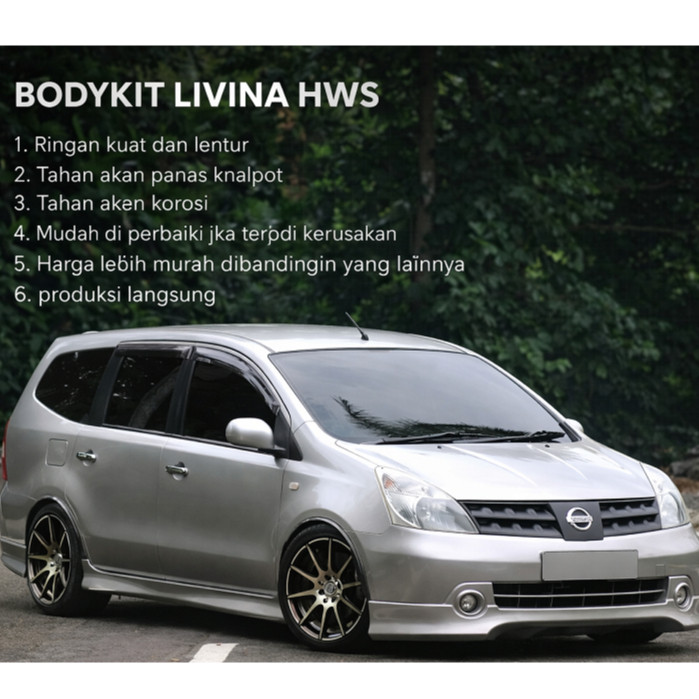 bodikit BODYKIT GRAND LIVINA 2007-2012 HWS BODYKIT NISSAN GRANDLIVINA HWS