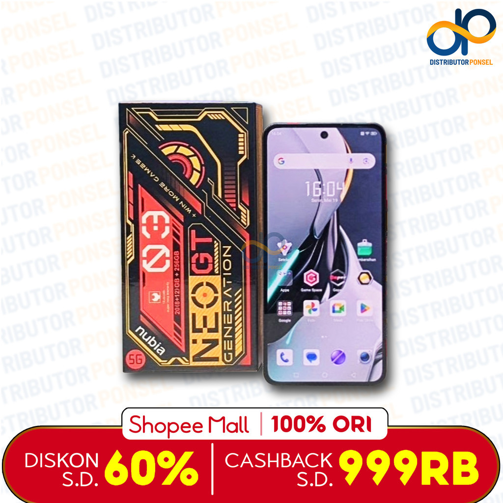 ZTE Nubia Neo 3 GT 5G 8/256GB | Nubia Neo 3 5G 8/256GB Garansi Resmi Not GT 30