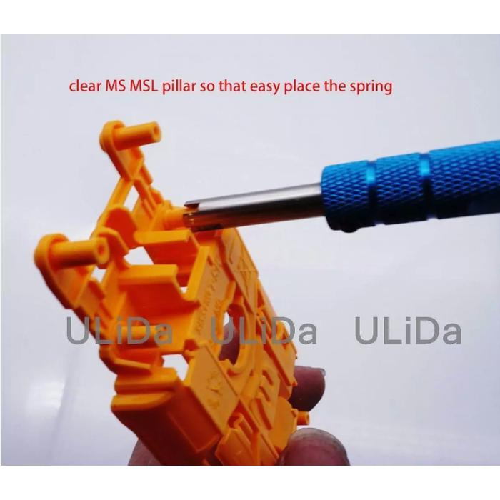 Rep Tamiya MS Chassis Suspension Drill Tools Red (TL4113)