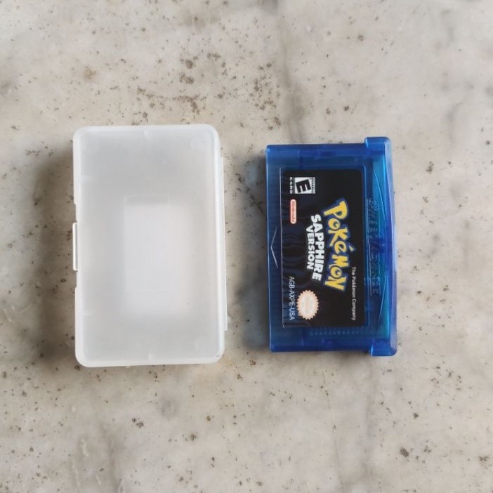 KASET NINTENDO GAMEBOY ADVANCE SP GBA SP DS NDS FAT LITE MICRO GBM POKEMON SAPPHIRE CARTRIDGE GBA SP
