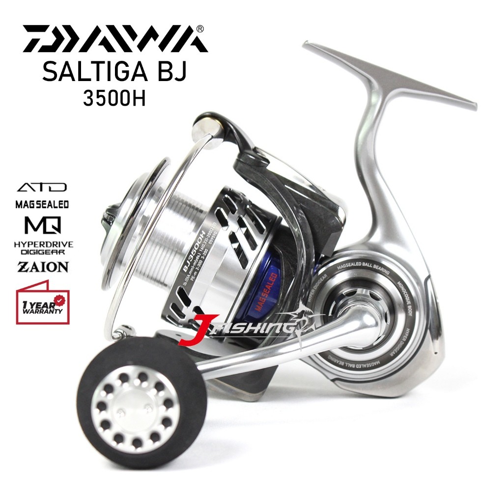 Reel DAIWA SALTIGA BJ 17 | 3500 4000 | Made in Japan | SaltWater | Garansi Resmi | JF Tower