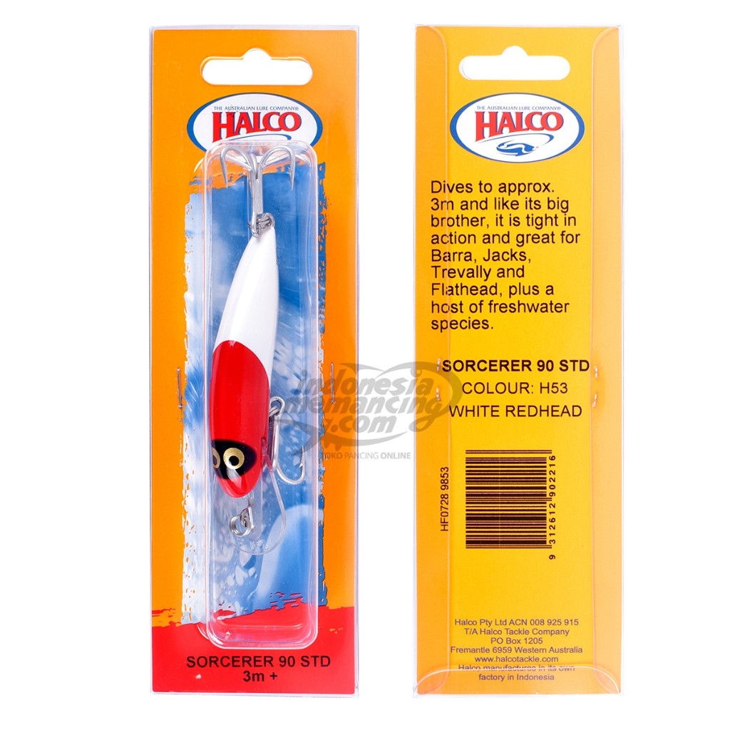 Umpan Mancing popping Halco Sorcerer 90 STD Indonesia Memancing | IM Pancing