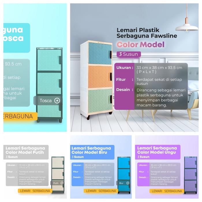 LEMARI PLASTIK/LACI PLASTIK/LEMARI  kecil/lemari plastik club flip/rak baju/lemari box plastik/lemar