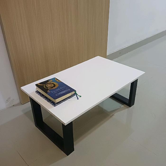 PROMO TERMURAH meja belajar/meja lesehan/meja laptop ukuran 60x40x30 dan 80x40x30 Furnitur - putih, 