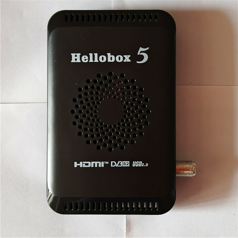 2026 Hellobox 5 Satellite TV Receiver DVB S2 1080P HD Decoder TV Receiver Support USB WIFI MPEG4 PVR