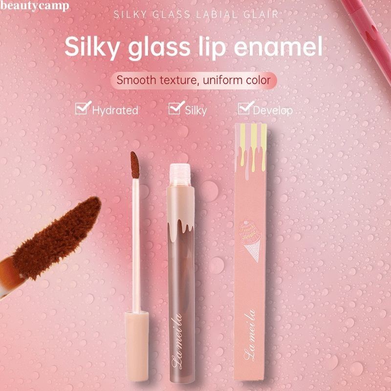 BPLiquid Lip Glaze Lipstik Tahan Lama Matte Velvet Lip Tint Lipstik Matte Velvet Lembut BP