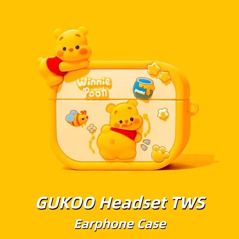 Umstore Untuk GUKOO Headset TWS Case Lucu Kartun Lembut Silicone Pelindung Case