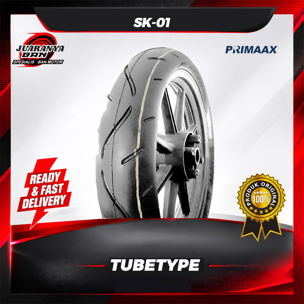 Ban motor bebek Primaax SK01 60 80 17 Tubetype bukan Tubeless SK 01