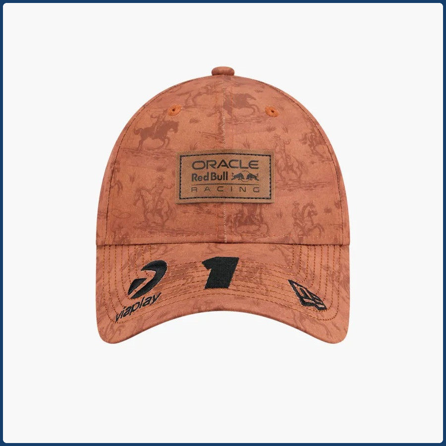 Topi balap Tim Red Bull F1 edisi khusus dengan visor melengkung bergaya baseball untuk Grand Prix Am