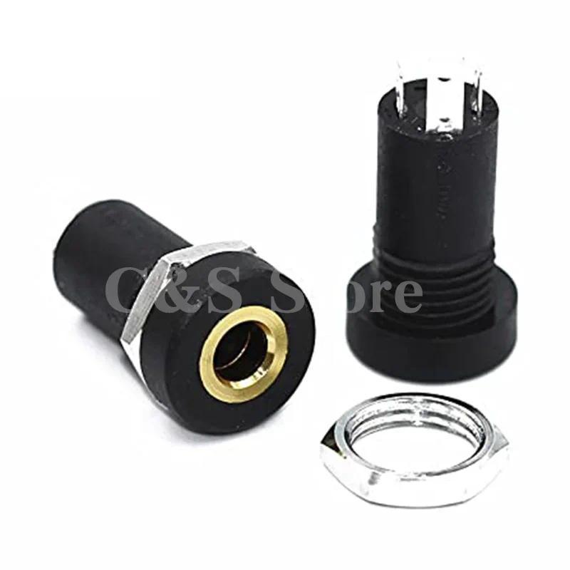 5PCS PJ-392A 3.5mm Audio Female Jack 3/4Pole Stereo Solder Panel Mount Connector Dengan Mur Soket He
