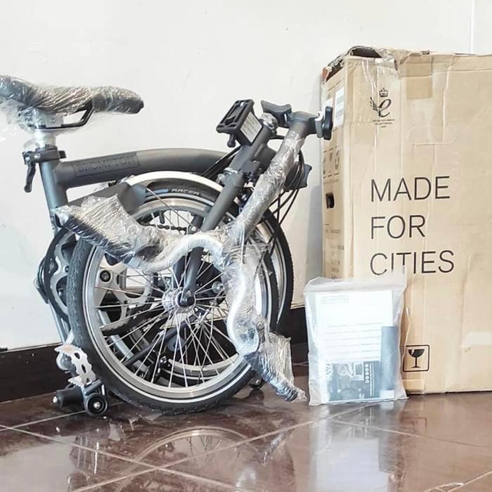 sepeda brompton original Metalic Graphite | M6L | 2020