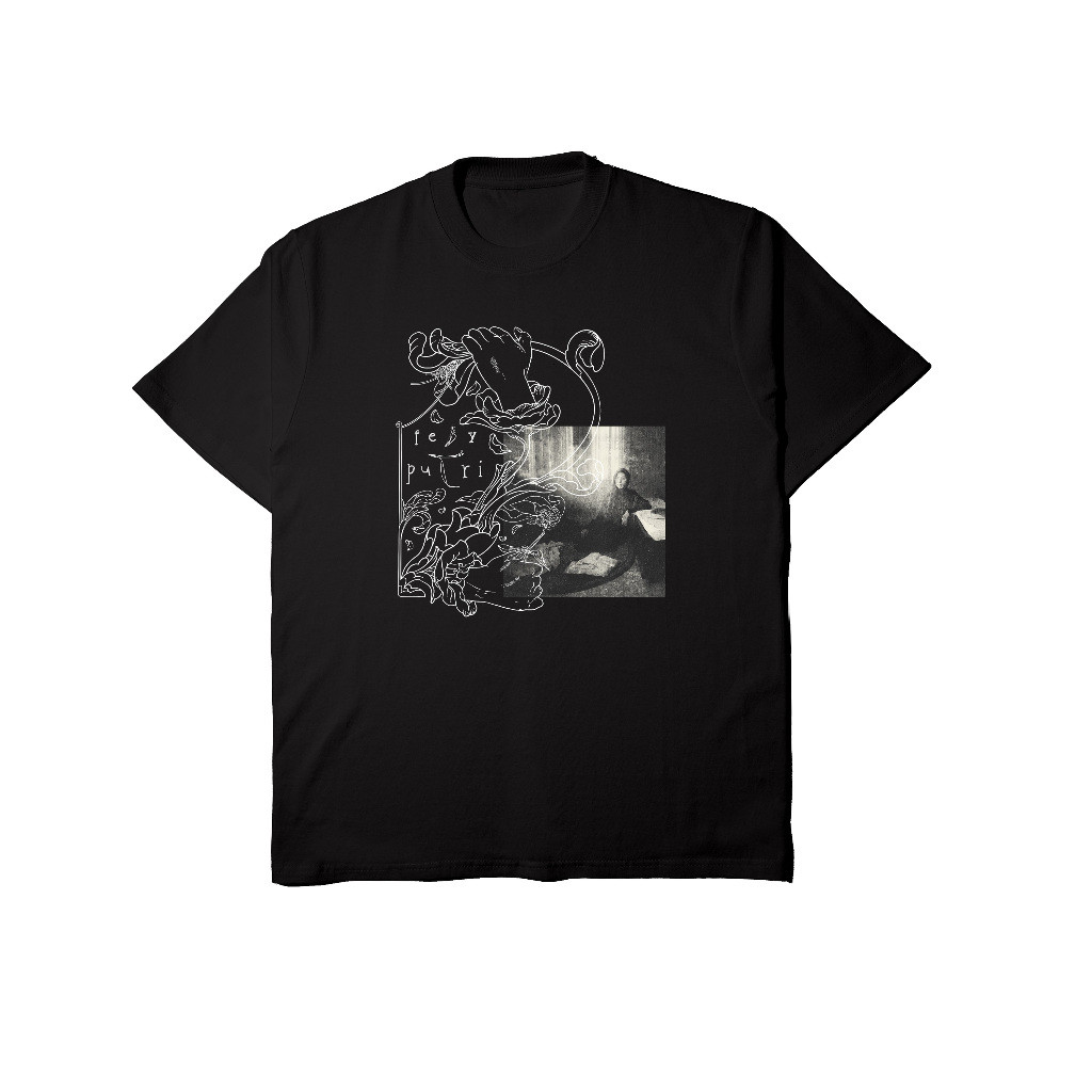 (COD) T-shirt Feby Putri - "Lamunan Panjang" - Black