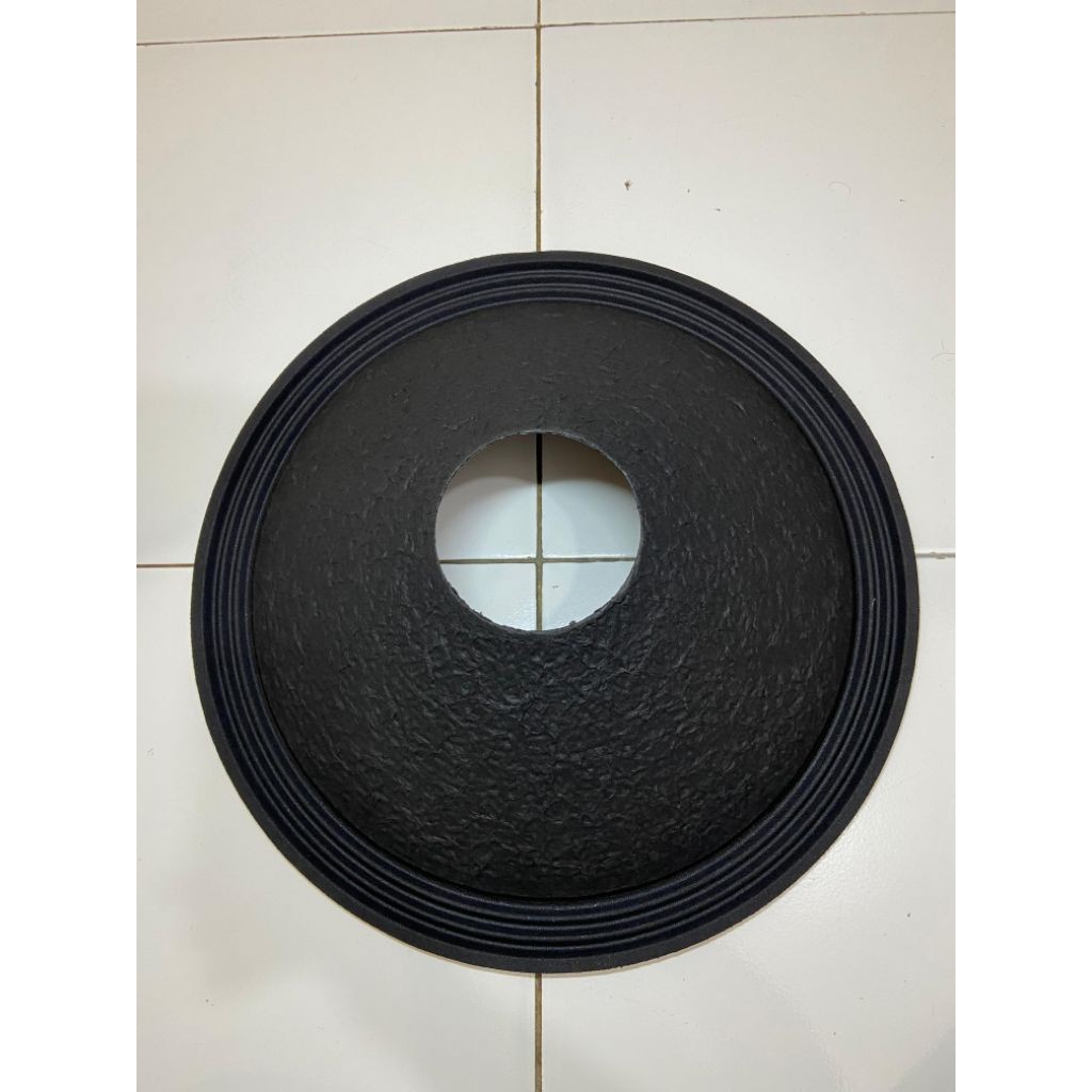 DAUN SPEAKER 18 INCH 3R KULIT JERUK GARIS LUBANG 100mm COATING