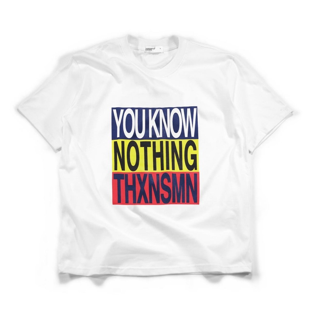 COD Tshirt Typo Laisa Katun Putih Thanksinsomnia