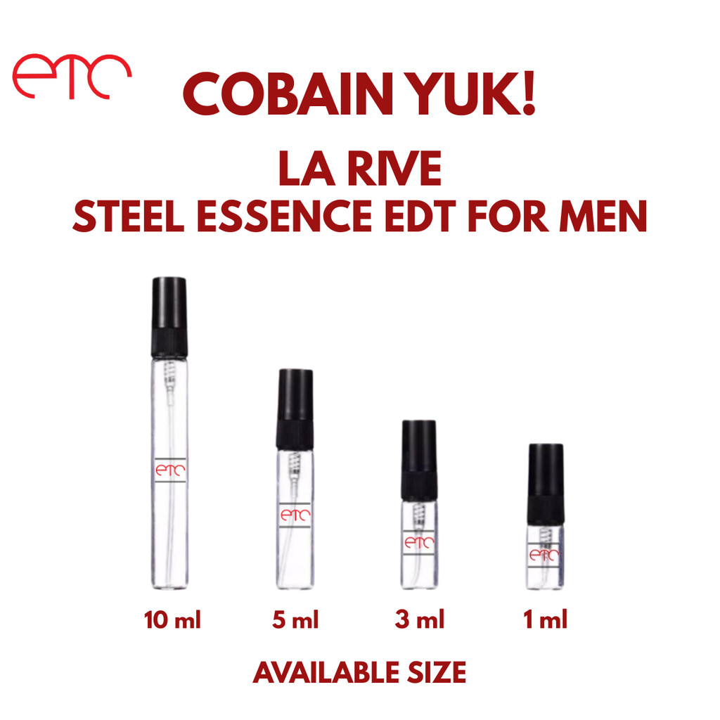 DECANT Parfum La Rive Steel Essence EDT for Men