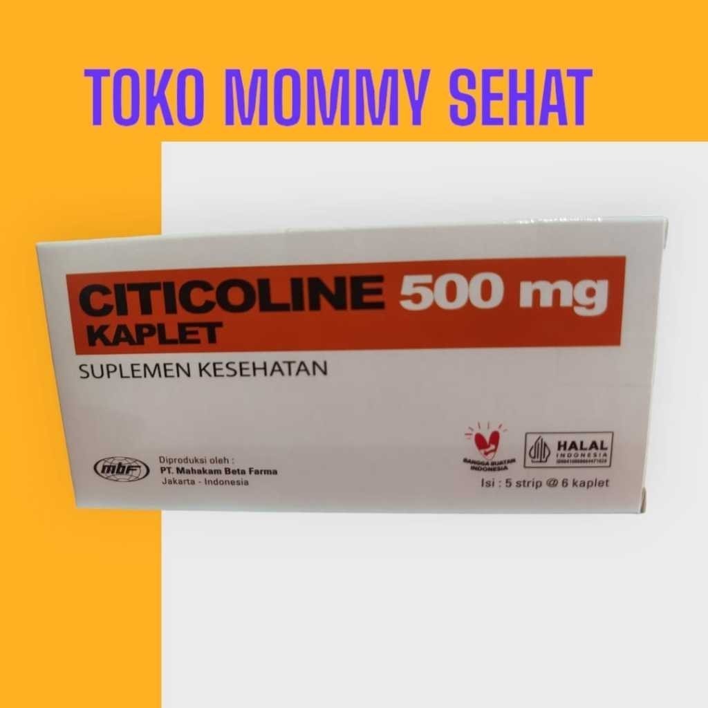 Citicoline Mahakam 500mg Box 30 Kaplet