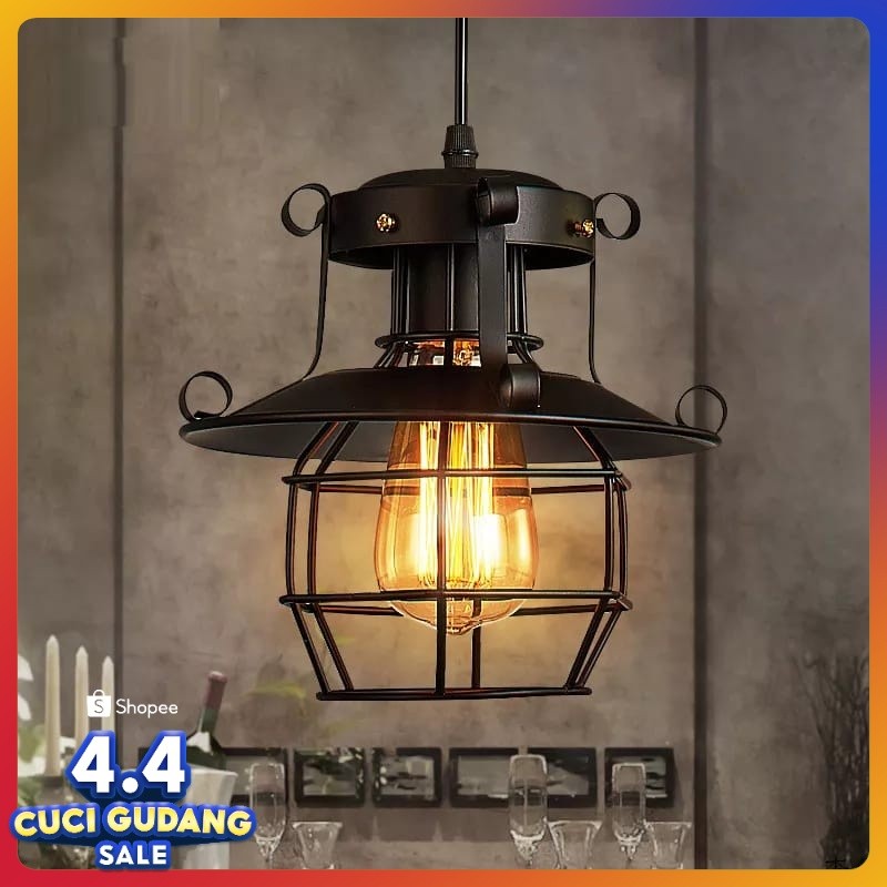 & LAMPU HIAS LED GANTUNG SANGKAR / LAMPU GANTUNG / LAMPU HIAS