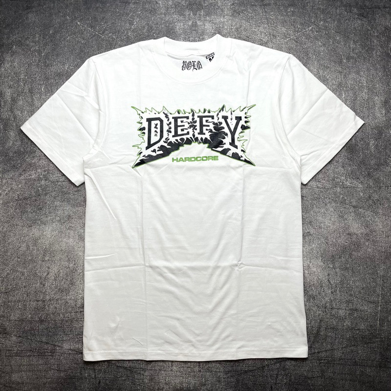 Tshirt DEFY - HARDCORE LOGO WHITE Official Merchandise