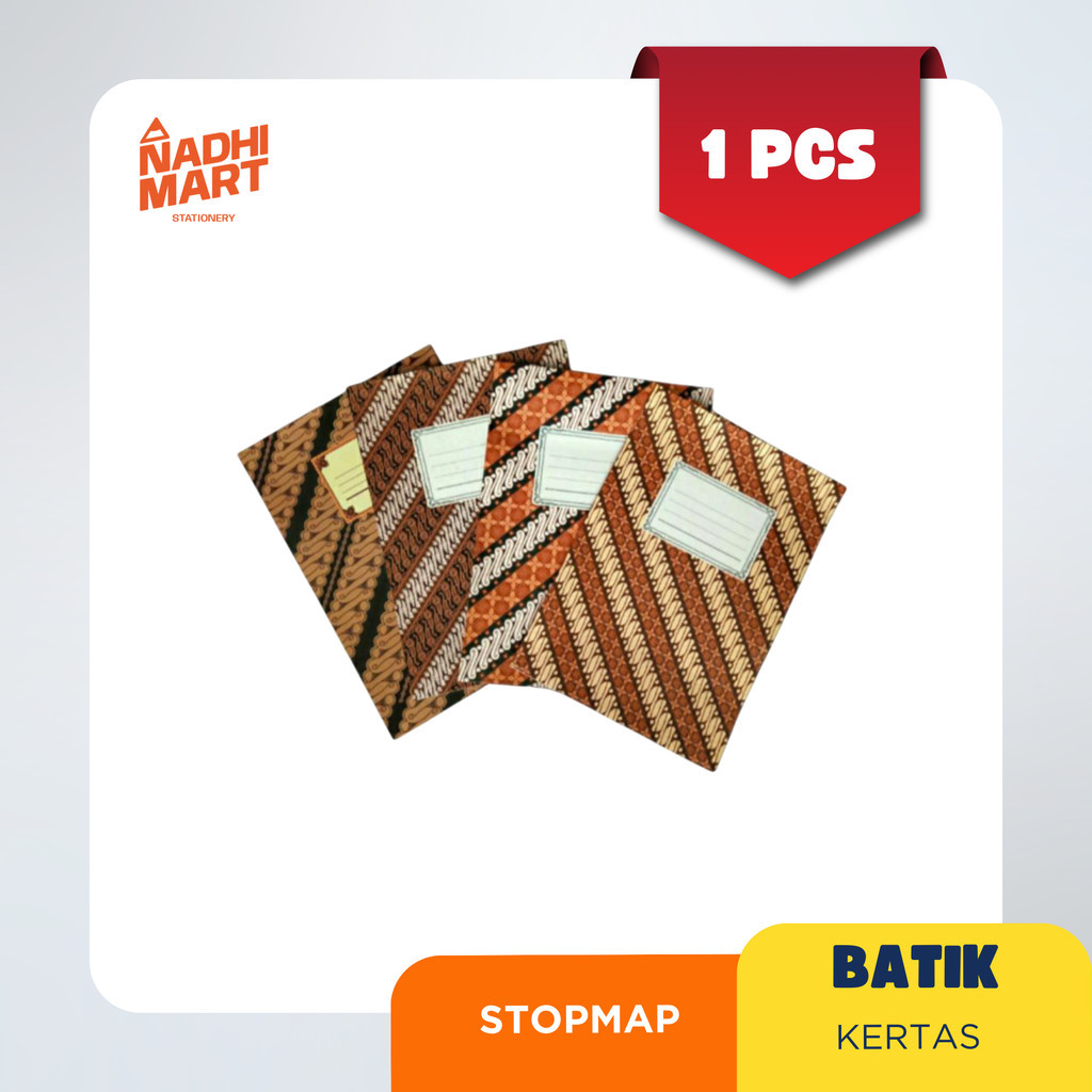 1PCS STOPMAP BATIK KERTAS MIX / STOPMAP BATIK KERTAS