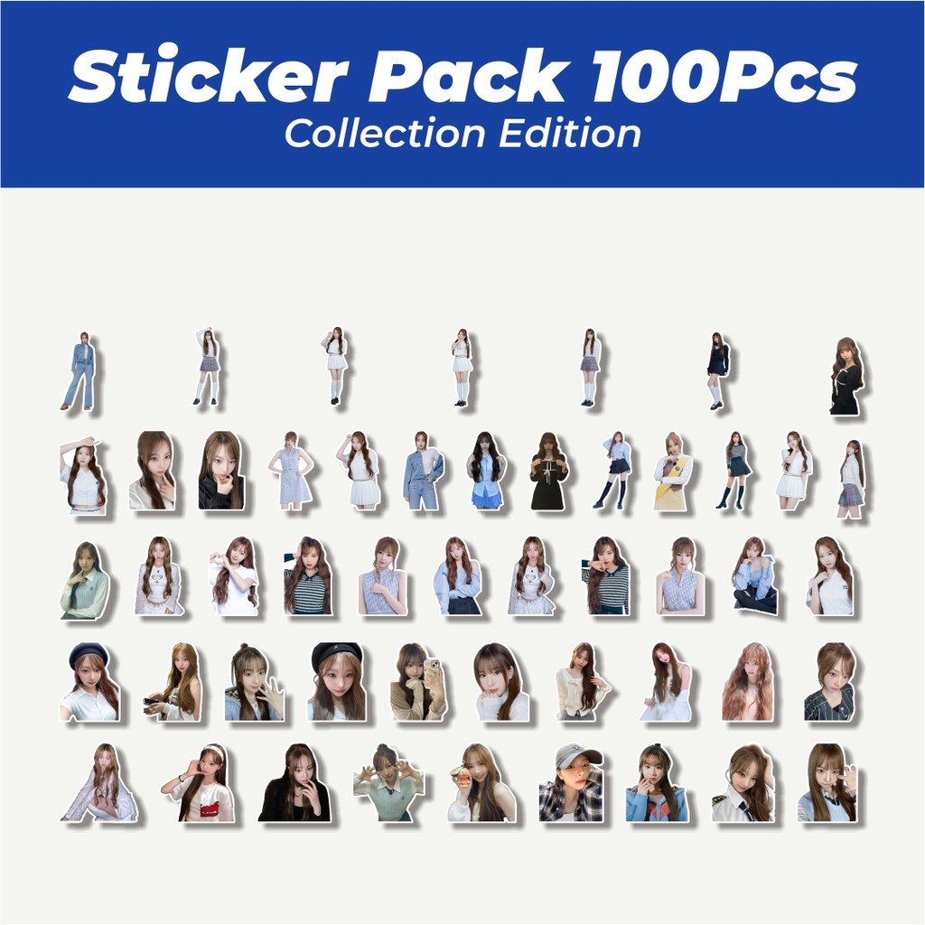 Hot Stiker Stiker JEONG HAYEON (tripleS) Lucu Anti Air Stikers Berperekat Waterproof Sticker Decal B