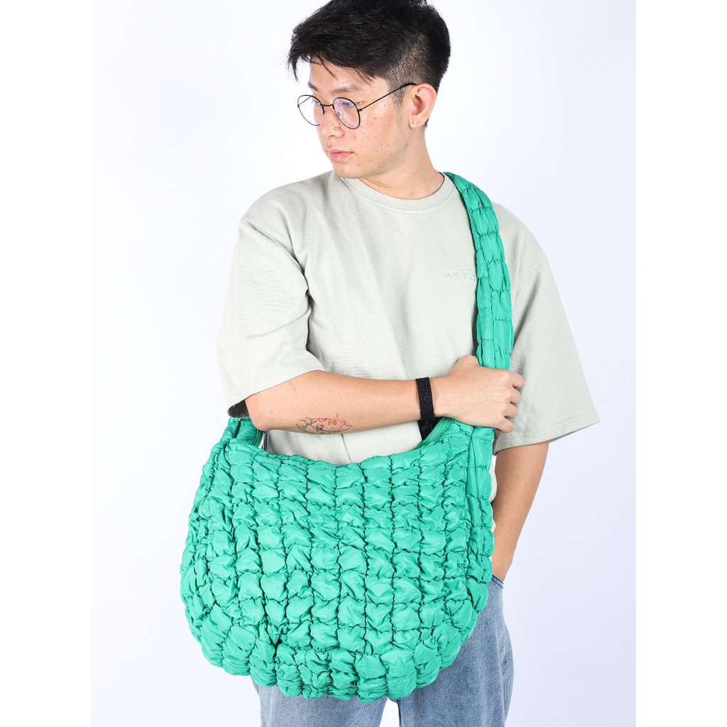 TheCOURSE –  Moonroe XLarge Nylon Bag | Shoulder Bag | Sling Bag | Bag Daily| Tas Konser | Puffy Bag