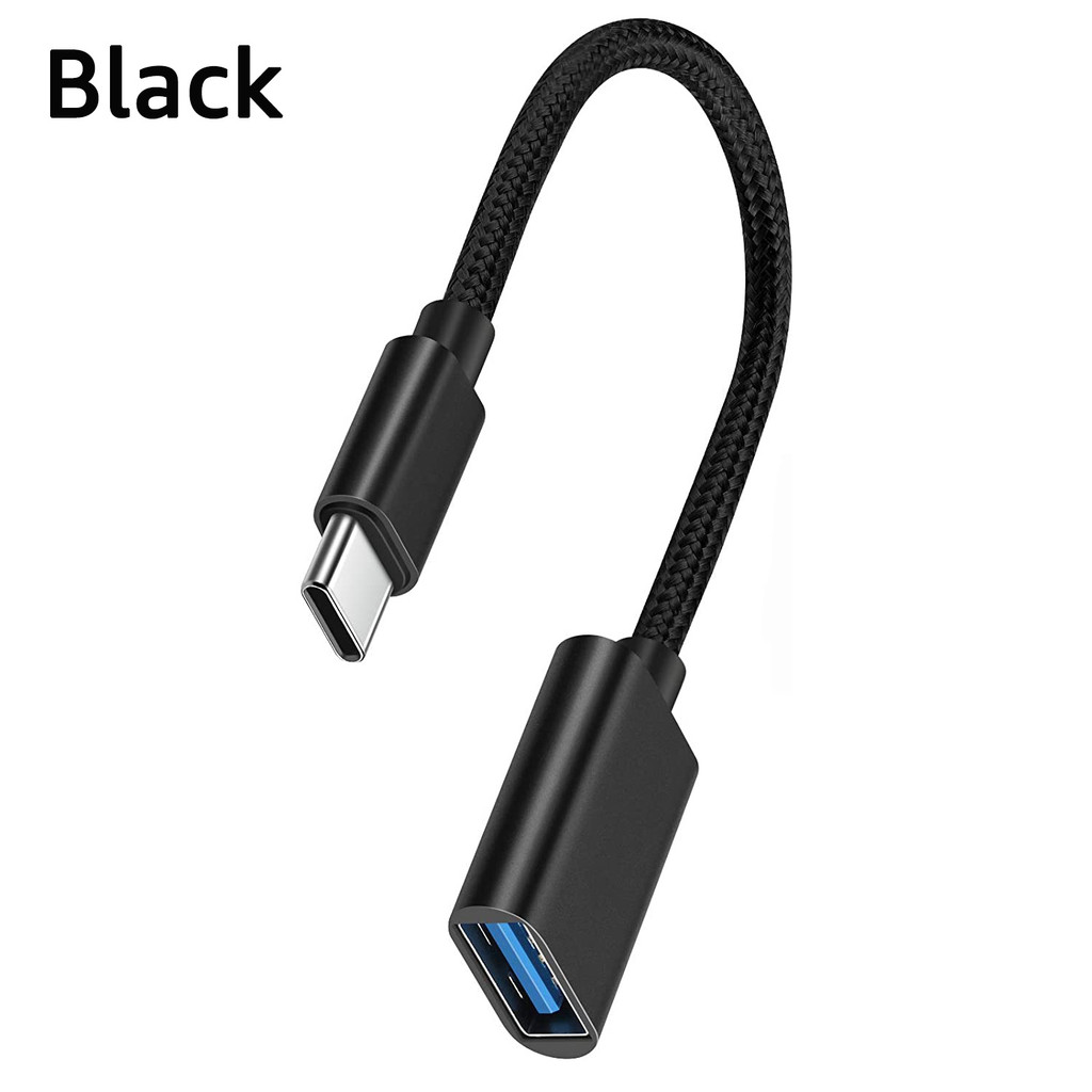 OTG Adapte Cable USB Type C to USB 3.0 A Female OTG Data Cord Adapter for Xiaomi Samsung S20 Huawei 