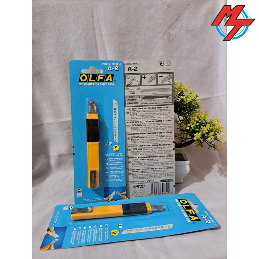OLFA A-2 Pisau Cutter Kecil 9 mm Snap-Off Blade 9mm
