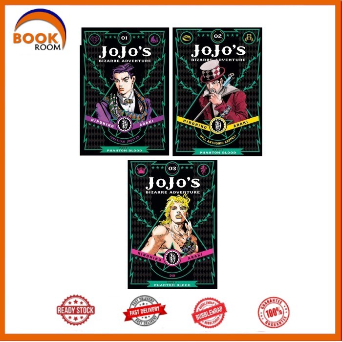 JoJo's Bizarre Adventure (3 book series)