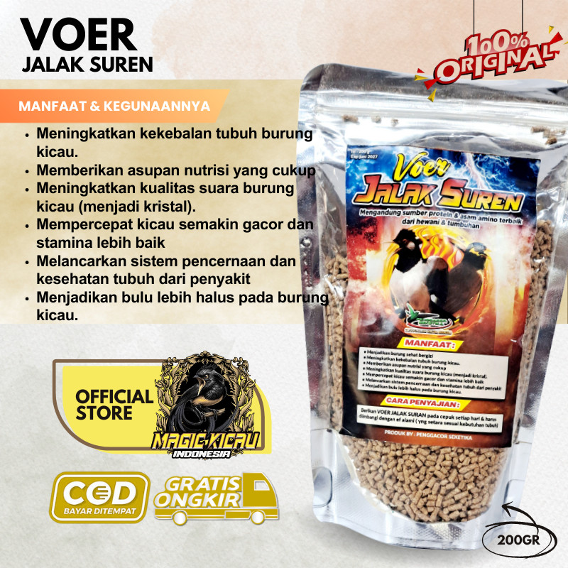 Voer Pakan Jalak Suren Penggacor Burung Makanan pakan burung jalak suren