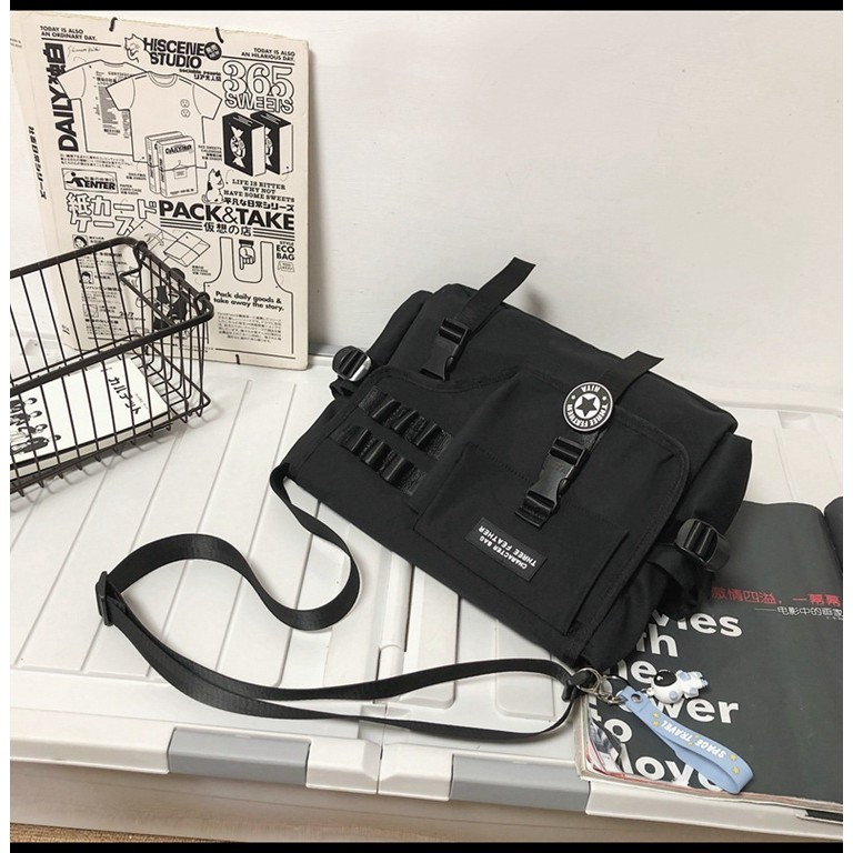 Canvas Crossbody Bags for Women 2023 Nylon Men Postman Student Shoulder Messenger Bag Large Satchel 