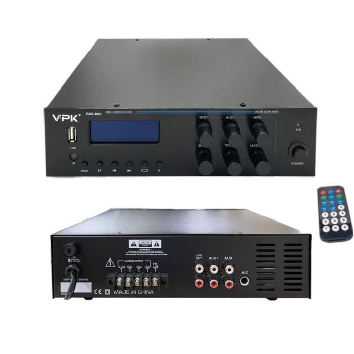 Aplifier Public Address VPK PA 80U Original 80 Watt