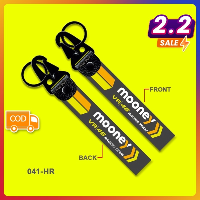 GANTUNGAN KUNCI PREMIUM MOONEY VR46 RACING TEAM MOTOGP KEYCHAIN KEREN LOGO TIM MOTO GP WSBC DUCATI Y