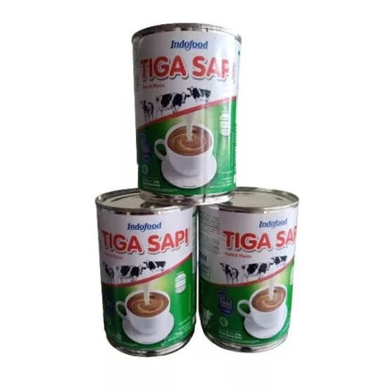 susu tiga sapi kaleng